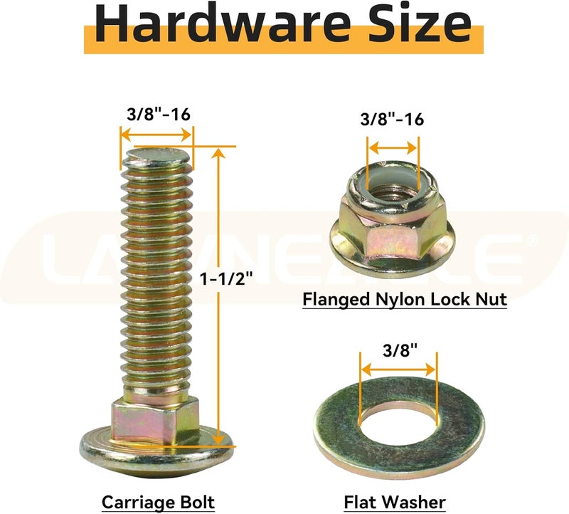 LANEAGLE 532177968 Idler Pulley with 596481401 Pulley 532193195 Pulley Replaces 177968 Pulley 193197 Husqvarna 532193197 Husqvarna 532175820 175820 Pulley Craftsman Idler Pulley 175820 - Image 4